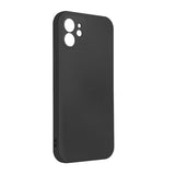 iPhone 12 Silikonkuori Musta