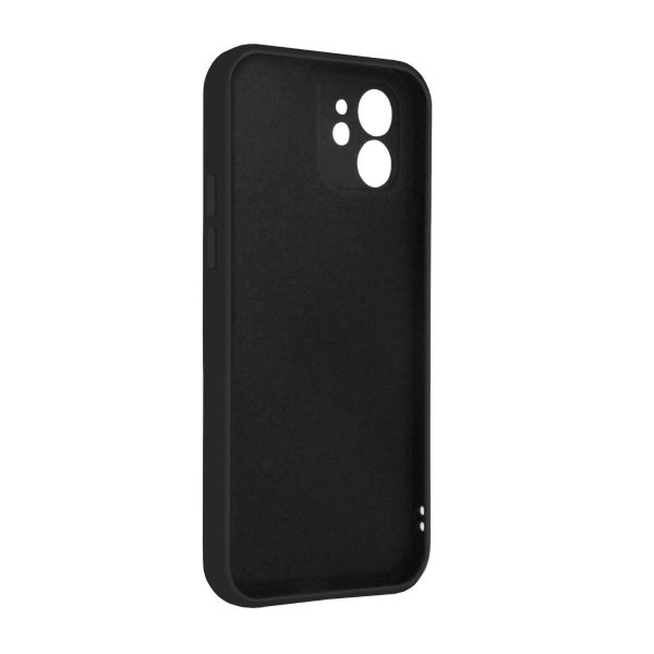 iPhone 12 Silikonkuori Musta