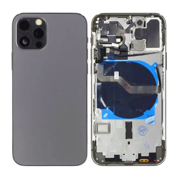 iPhone 12 Pro Takaosa ja Täydellinen Kehys - Violetti