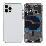 iPhone 12 Pro Takaosa ja Täydellinen Kehys OEM - Valkoinen
