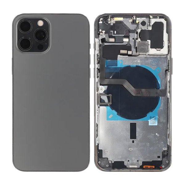 iPhone 12 Pro Max Takakansi täydellä rungolla OEM - Grafiitti
