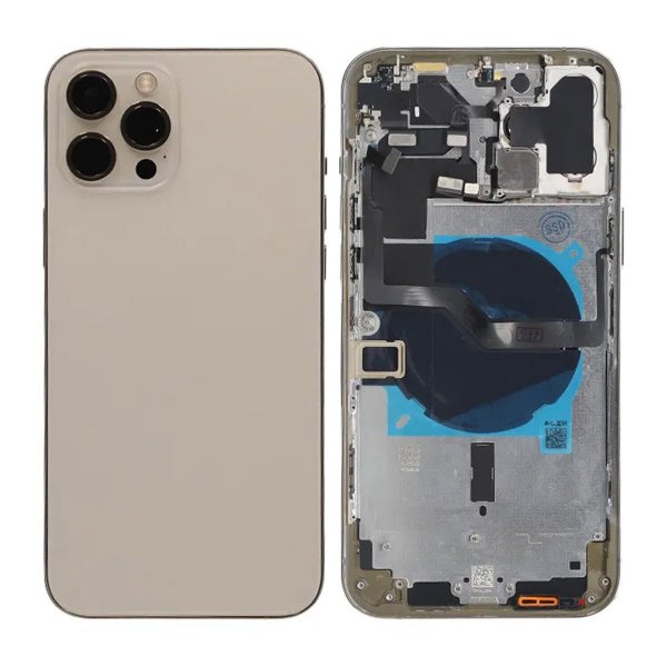 iPhone 12 Pro Max Takalasi Kehyksellä OEM - Kulta