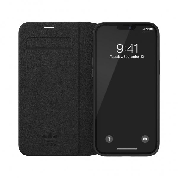 Adidas iPhone 12 Pro Max suojakotelo Booklet Case Basic, musta
