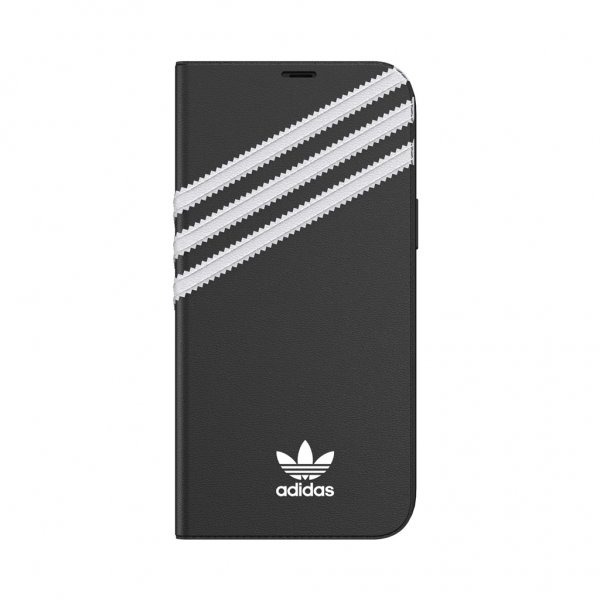 Adidas iPhone 12 Pro Max -suojakuori kirjatyyppinen suojus musta