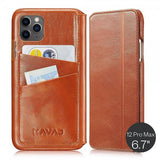 KAVAJ iPhone 12 Pro Max -suojakotelo Dallas Ruskea
