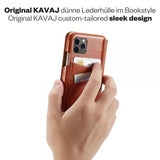 KAVAJ iPhone 12 Pro Max -suojakotelo Dallas Ruskea