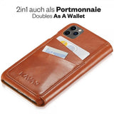 KAVAJ iPhone 12 Pro Max -suojakotelo Dallas Ruskea