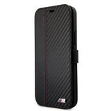 BMW iPhone 12 Pro Max Dynamic Carbon -kuori, musta