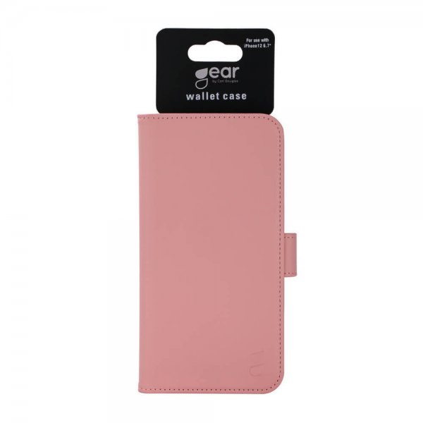 Gear iPhone 12 Pro Max Korttipaikallinen Suojakotelo Ruusukulta