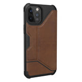 Urban Armor Gear (UAG) iPhone 12 Pro Max -suojakuori Metropolis Leather, ruskea