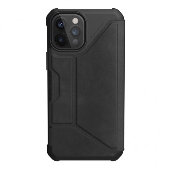 Urban Armor Gear (UAG) iPhone 12 Pro Max -suojakuori, Metropolis PU, musta