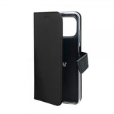 Celly iPhone 12 Pro Max Fodral Wally Wallet Case Musta