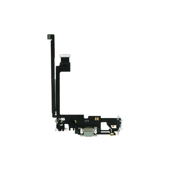 iPhone 12 Pro Max - Latausliittimen joustokaapeli - Harmaa