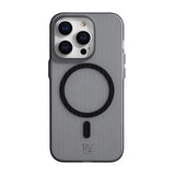 Rvelon iPhone 12 Pro Max -kuori aaltomainen MagSafe Harmaa