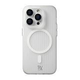 Rvelon iPhone 12 Pro Max Kuori Aallotettu MagSafe Valkoinen