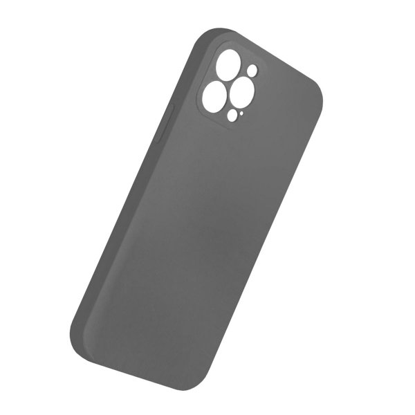 iPhone 12 Pro Max Silikonikuori Musta