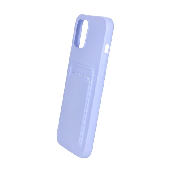 iPhone 12 Pro Max Suojakuori Korttipidike Violetti