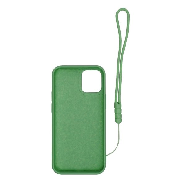iPhone 12 Pro Max Silikonikuori sormipidikkeellä, vihreä