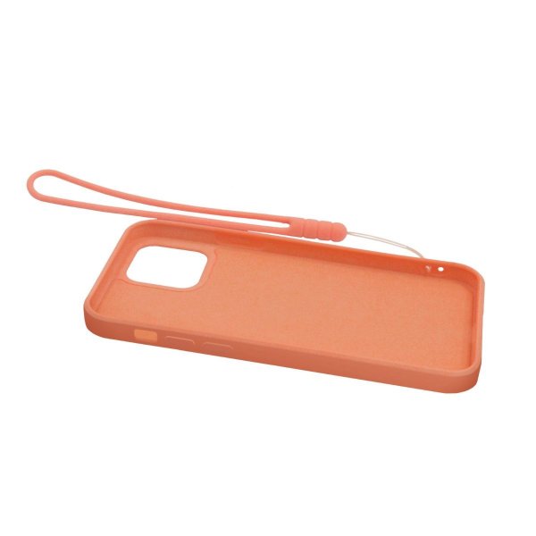 iPhone 12 Pro Max Silikonikuori sormipidikkeellä Oranssi