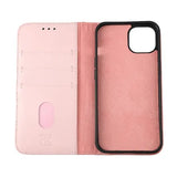 Rvelon iPhone 12 Pro Max -suojakotelo, aitoa nahkaa, ruusu
