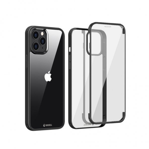 Krusell iPhone 12 Pro Max Kuori 360 Protection Case Musta