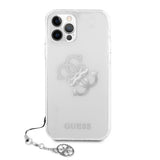 Guess iPhone 12 Pro Max Kuori 4G Logo Silver Kirkas