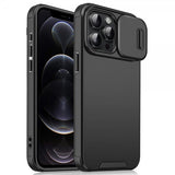 iPhone 12 Pro Max Kuori Camera Slide Musta