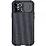 Nillkin iPhone 12 Pro Max -suojakuori CamShield Pro, musta