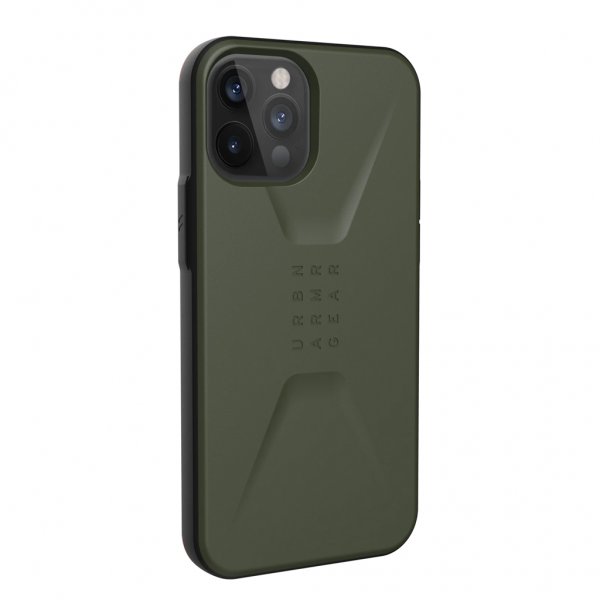 Urban Armor Gear (UAG) iPhone 12 Pro Max Civilian Olive -suojakuori