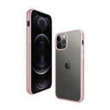 PanzerGlass iPhone 12 Pro Max -suojakuori ClearCase Color Rose Gold