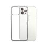 PanzerGlass iPhone 12 Pro Max -suojakuori ClearCase Color Satin Silver