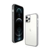 PanzerGlass iPhone 12 Pro Max -suojakuori ClearCase Color Satin Silver