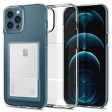 Spigen iPhone 12 Pro Max -suojakuori Crystal Slot Crystal Clear