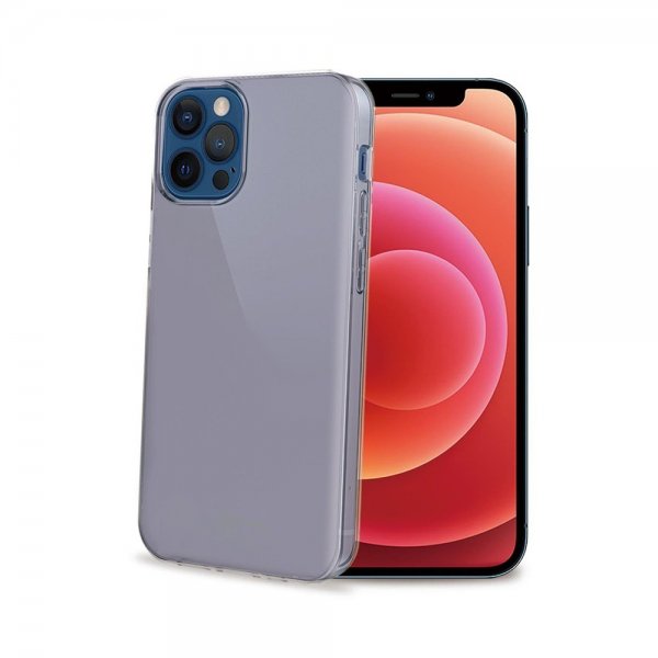Celly iPhone 12 Pro Max -suojakuori GELSKIN Läpinäkyvä