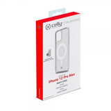 Celly iPhone 12 Pro Max -suojakuori GELSKINMAG MagSafe Läpinäkyvä