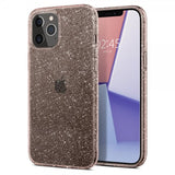 Spigen iPhone 12 Pro Max Kuori Liquid Crystal Glitter Rose Quartz