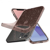 Spigen iPhone 12 Pro Max Kuori Liquid Crystal Glitter Rose Quartz
