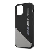 AMG iPhone 12 Pro Max -kuori nestemäisestä silikonista, harmaa