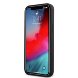 AMG iPhone 12 Pro Max -kuori Liquid Silicone, musta