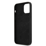 AMG iPhone 12 Pro Max -kuori Liquid Silicone, musta