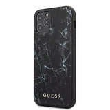Guess iPhone 12 Pro Max Kuori Marble Cover Musta