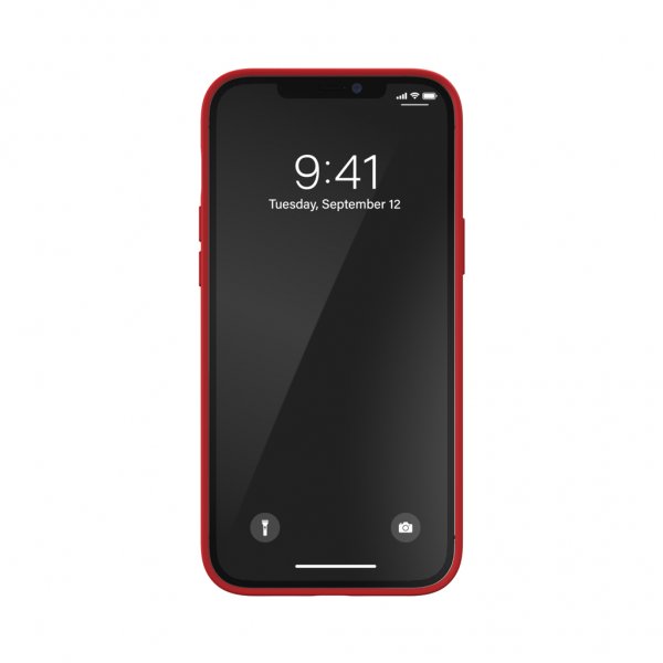 Adidas iPhone 12 Pro Max -kuoret Muotoiltu kuori Kangas Scarlet