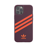 Adidas iPhone 12 Pro Max -kuori Moulded Case PU Maroon/Solar Orange