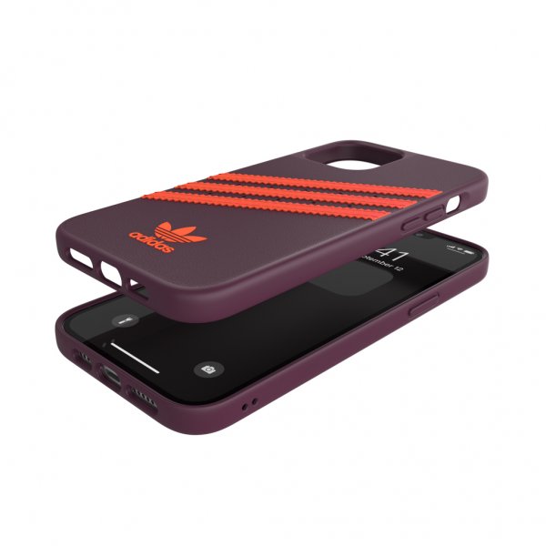 Adidas iPhone 12 Pro Max -kuori Moulded Case PU Maroon/Solar Orange