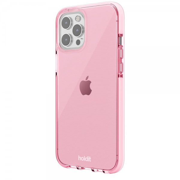 holdit iPhone 12 Pro Max Kuori Seethru Bright Pink