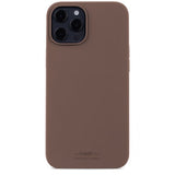holdit iPhone 12 Pro Max Kuori Silikoni Dark Brown