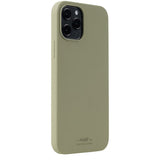 holdit iPhone 12 Pro Max -silikonikuori, Khaki Green