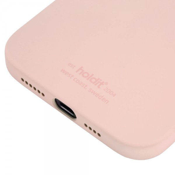 holdit iPhone 12 Pro Max -silikonikuori, Blush Pink