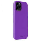 holdit iPhone 12 Pro Max -silikonikuori, kirkkaan violetti