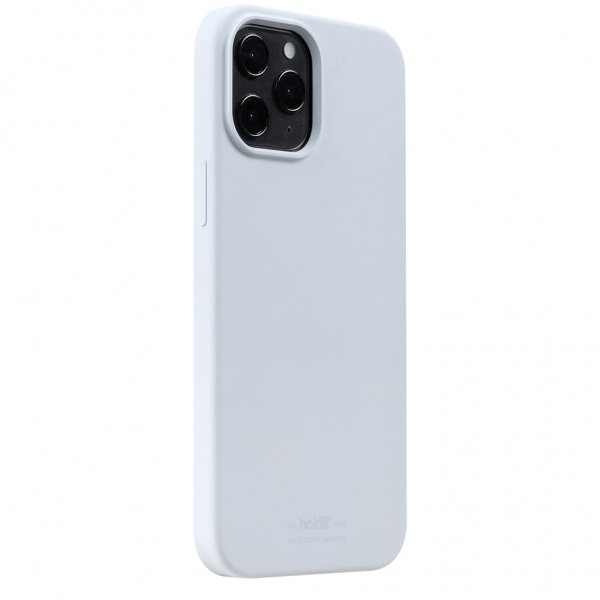 holdit iPhone 12 Pro Max -silikonikuori, Mineral Blue